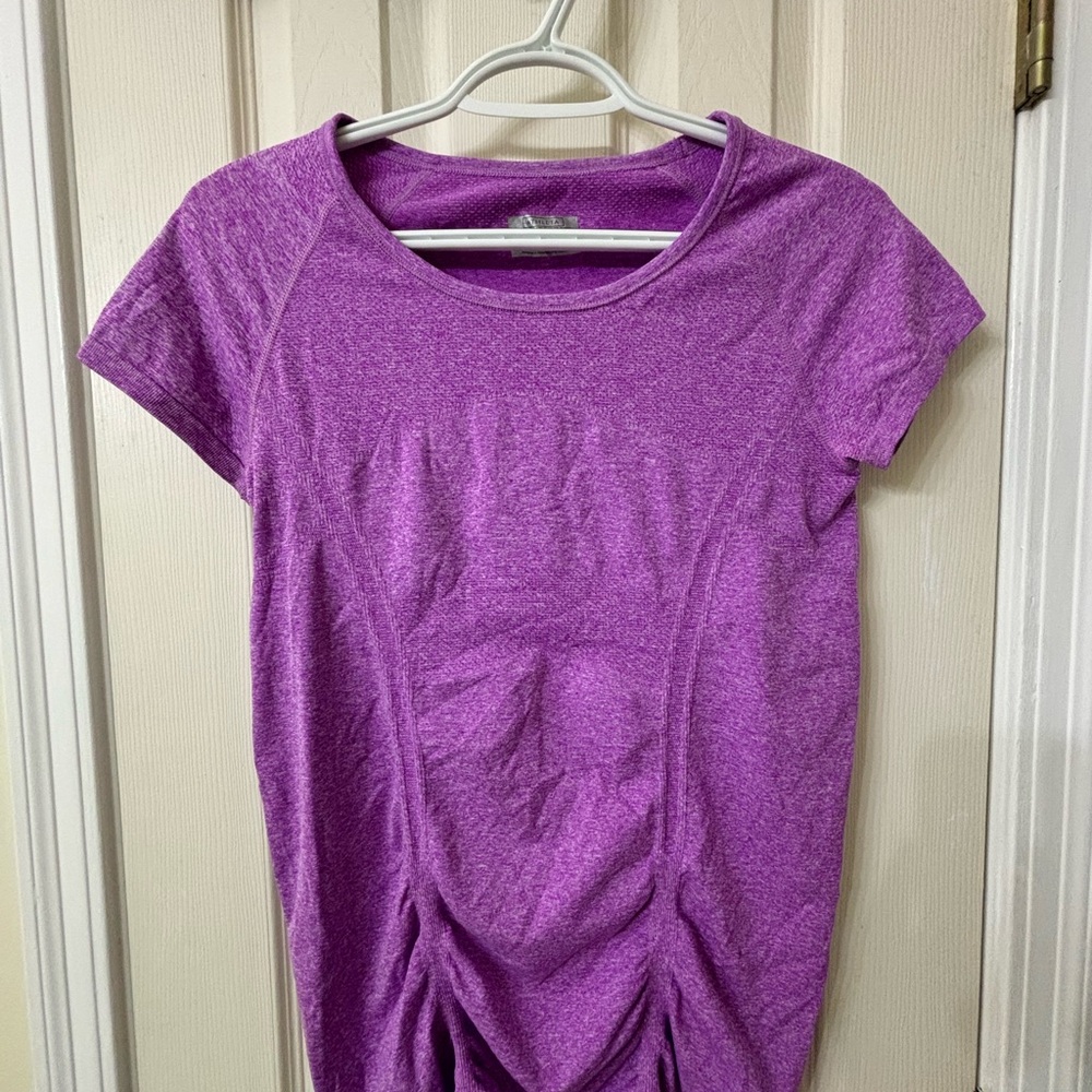 Athleta Vibrant Purple Short Sleeve Tee